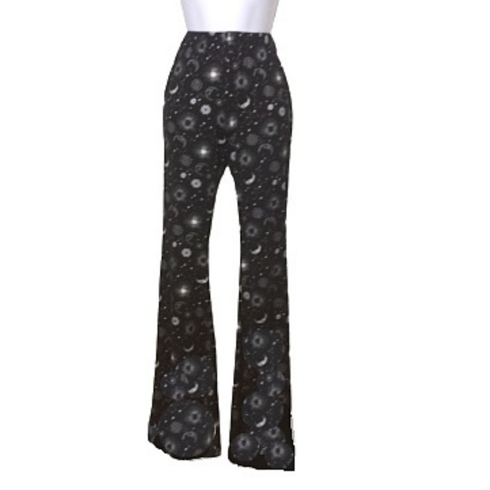 High Waist Celestial Bell Bottoms Dolls Kill goth